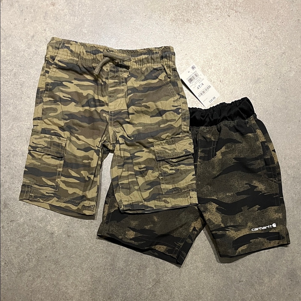Carhartt Epic Threads Camo Cargo Shorts - 4T bundle